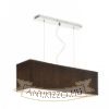 LOPE 80 függő lámpa fekete matt nikkel 230V LED E27 4x15W