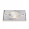 RIZZ SQ 105 rozsdamentes acél 230V LED 3W 96° IP65 3000K