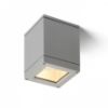 QUADRA M mennyezeti lámpa ezüstszürke  230V LED E27 8W IP54