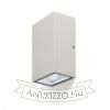 DIXIE 10x16 fali lámpa fehér 230V LED 2x5W 84° IP54 3000K