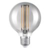 OSRAM Globe 80 DIMM füstös 230V E27 LED EQ42 1800K
