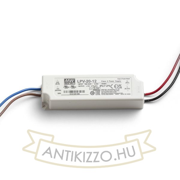 TRAFO 0-20W    230V/12V= 20W IP67
