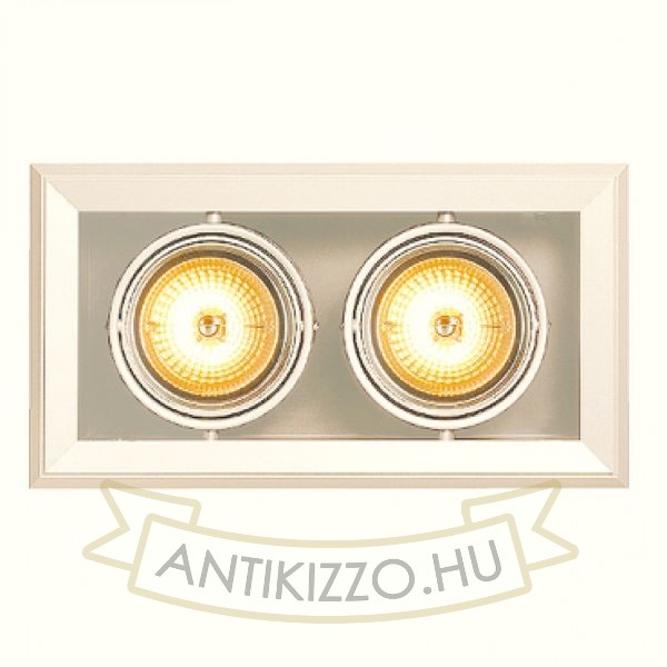 AIXLIGHT MOD 2 QRB111 süllyesztett lámpa krémfehér 12V G53 2x50W