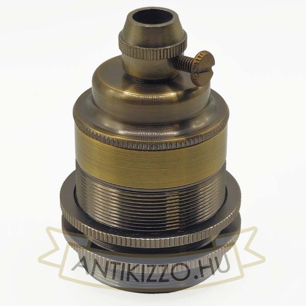 Edison izzó foglalat antik bronz szín - E27