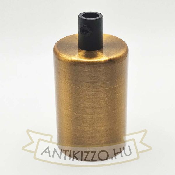 Fém E27 foglalat Antik sárgaréz