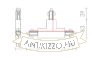 1F T jobb kapocs ezüstszürke  230V 