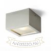 DEZA négyzetes  alumínium/szatén üveg 230V LED G9 5W IP54
