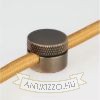 Fém kábelrögzítő textilkábelekhez antik bronz kivitelben