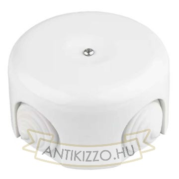 Porcelán kötődoboz retro és loft villanyszereléshez