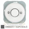 Porcelán dimmer Ø60 mm-es süllyesztett szereléshez