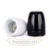 Letisztult fehér porcelán foglalat 6 cm magassággal