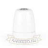 Fehér E27 egyenes porcelán foglalat M10×1 rögzítéssel