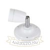 Fehér E27 egyenes porcelán foglalat