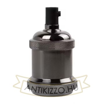 edison-izzo-foglalat-fenyes-fekete-szin-e27