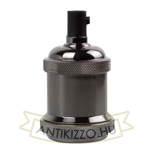 edison-izzo-foglalat-fenyes-fekete-szin-e27