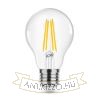 LED Izzó Filament A60 4,2W E27 360° 2700K (470 lumen) dimm.