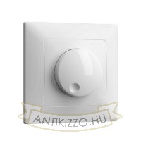 Fehér süllyesztett fali dimmer 1000W terhelhetőséggel LED fényforrásokhoz