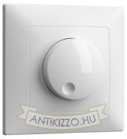 Fehér süllyesztett fali dimmer 1000W terhelhetőséggel LED fényforrásokhoz