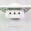 Fehér süllyesztett fali dimmer 1000W terhelhetőséggel LED fényforrásokhoz