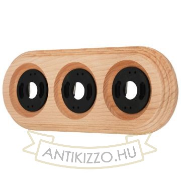 Natúr fa 3-as sorolókeret MOTO porcelán szerelvényekhez