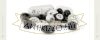 238×97×22 mm fekete porcelán keret MOTO porcelán szerelvényekhez