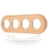 Natúr fa 4-es sorolókeret BONOLO porcelán szerelvényekhez