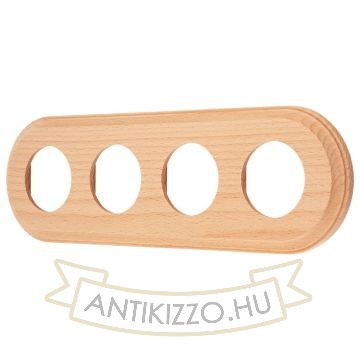 Natúr fa 4-es sorolókeret BONOLO porcelán szerelvényekhez