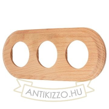Natúr fa 3-as sorolókeret BONOLO süllyesztett szerelvényekhez