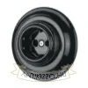 Fekete porcelán konnektor, falba süllyesztett kerettel - BONOLO