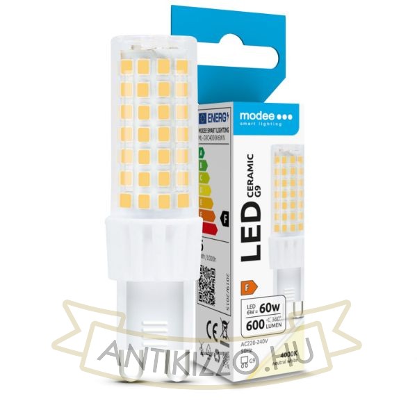 Modee Lighting LED Izzó G9 Ceramic 6W 4000K (600 lumen) ERP