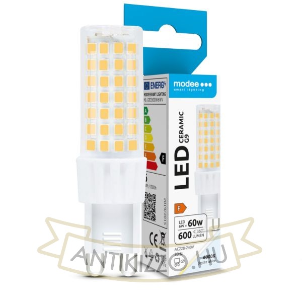 Modee Lighting LED Izzó G9 Ceramic 6W 6000K (600 lumen) ERP