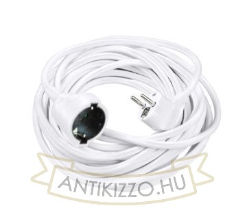 Technik Professional Hosszabbító (lengokábel) Fehér 10m kábellel 3x1,5mm2 16A