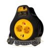 Technik Professional Kábeldob 2 utas 10m +1 x USB-A +1 x USB-C 1,5mm2 16A