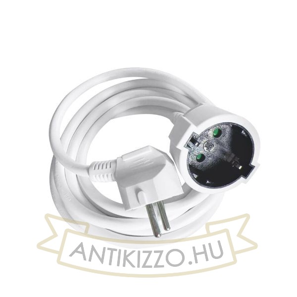 Technik Professional Hosszabbító (lengokábel) Fehér 2m kábellel 3x1,5mm2 16A