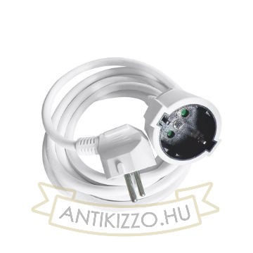 Technik Professional Hosszabbító (lengokábel) Fehér 3m kábellel 3x1,5mm2 16A
