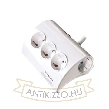 Technik Professional Elosztó Asztali 5 utas 1,5m kábel + 2 USB + kapcsoló 16A