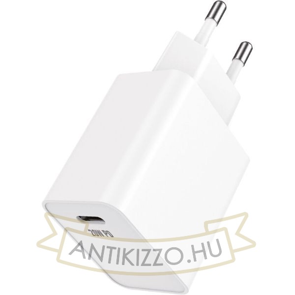 Technik Hálózati Adapter USB-C (fast charger) 20W Fehér