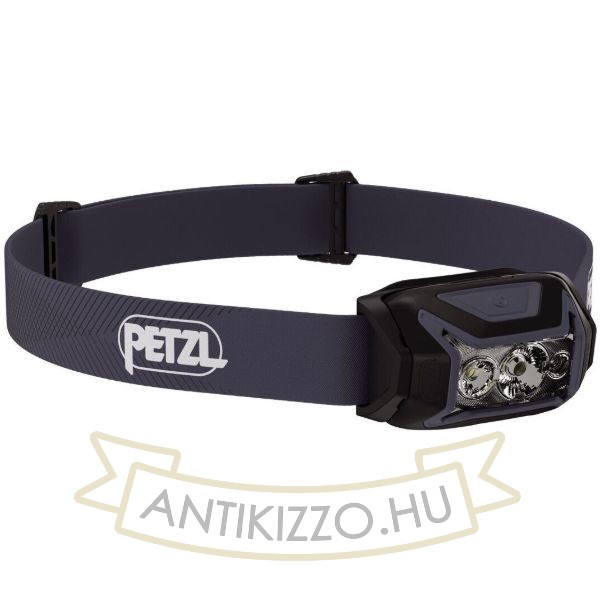 Petzl Fejlámpa ACTIK 2025 (+3AAA - tartozék) (450 lumen) Fekete