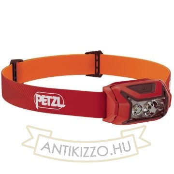 Petzl Fejlámpa ACTIK 2025 (+3AAA - tartozék) (450 lumen) Piros