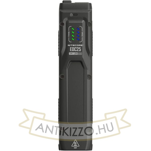Nitecore Elemlámpa EDC25 (Beépített Li-ion) 2 x NiteLab UHi 20 (3000 lumen)