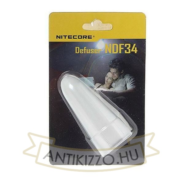 Nitecore Kellék Diffúzor Csúcs NDF34 (34mm) (fehér)