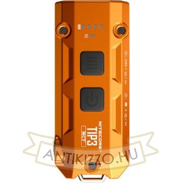 Nitecore Elemlámpa TIP3 (akkumulátoros) MCT UHE LED (720 lumen) Narancs