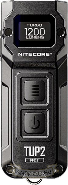 Nitecore Elemlámpa TUP 2 (Akkumulátoros) MCT UHE LED (1200 lumen) Fekete